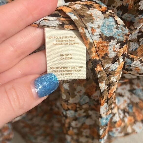 ✨Free People Ditsy Floral High Low Sz Small Tank✨ - Picture 7 of 7
